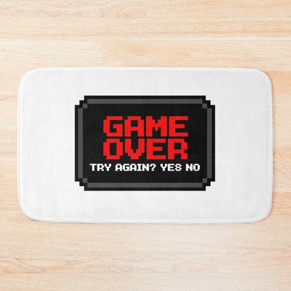 Item preview, Game Over designed and sold by GeeklyShirts.