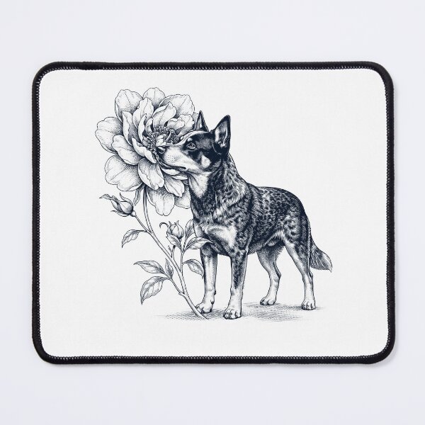Item preview, Texas Heeler Smell Flower Dog Lover designed and sold by dian-rody-crest.