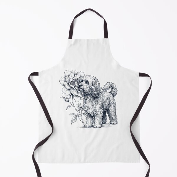 Item preview, Tibetan Terrier Smell Flower Dog Lover designed and sold by dian-rody-crest.