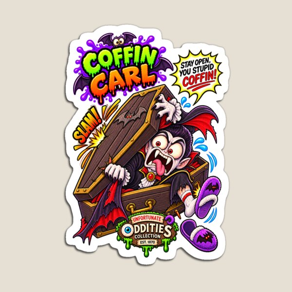 Item preview, Unfortunate Oddities - Coffin Carl designed and sold by WheelieGdArt.