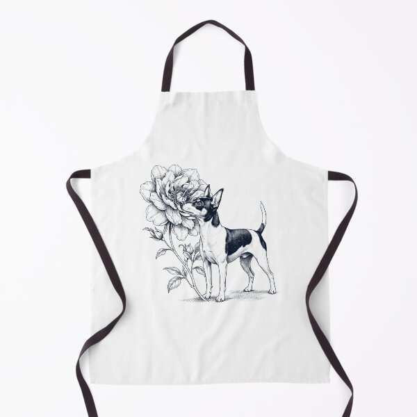 Item preview, Toy Fox Terrier Smell Flower Dog Lover designed and sold by dian-rody-crest.