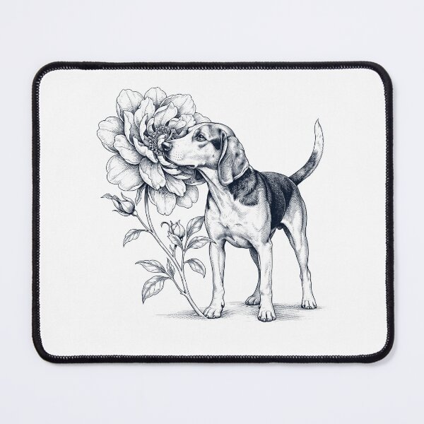 Item preview, Treeing Walker Coonhound Smell Flower Dog Lover designed and sold by dian-rody-crest.