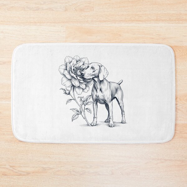 Item preview, Weimaraner Smell Flower Dog Lover designed and sold by dian-rody-crest.