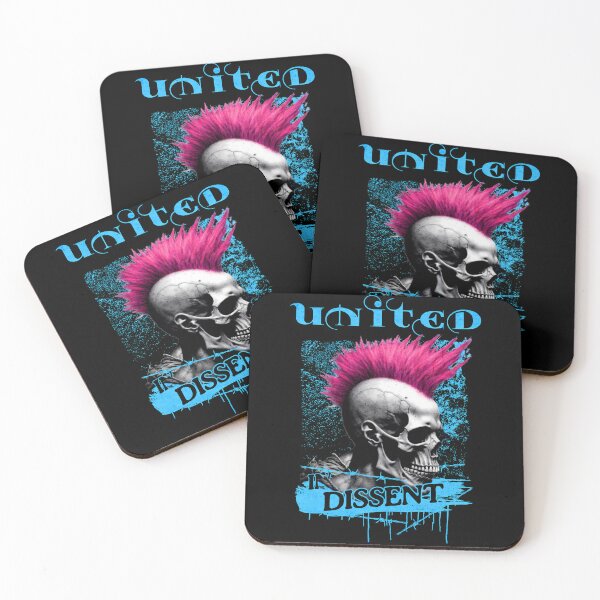 Item preview, United in Dissent Punk Skull Design designed and sold by FaeryNuff.
