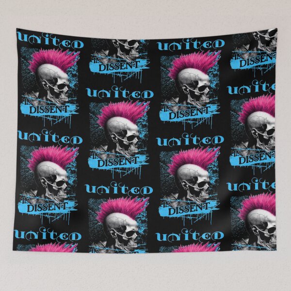 Item preview, United in Dissent Punk Skull Design designed and sold by FaeryNuff.