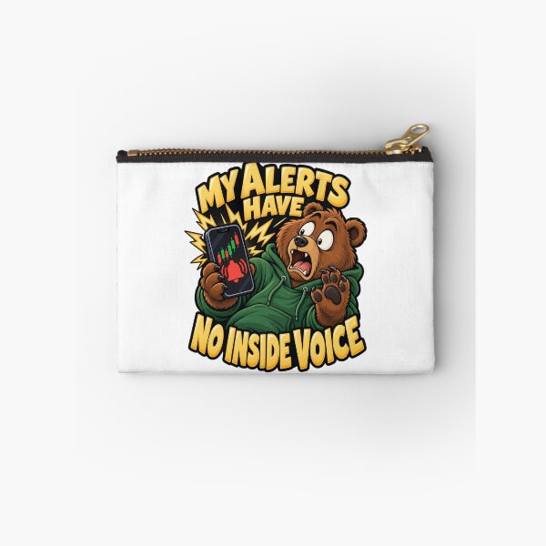 Item preview, My Alerts Have No Inside Voice Comic Bear Art designed and sold by Bikivuno.