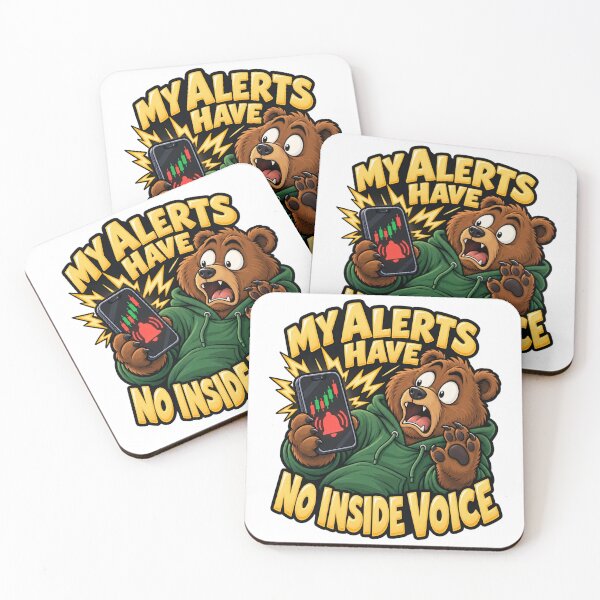 Item preview, My Alerts Have No Inside Voice Comic Bear Art designed and sold by Bikivuno.