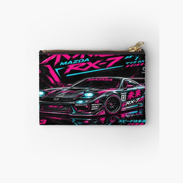 Item preview, Cyberpunk Mazda RX-7 – Mirai Speed Neon JDM Racing designed and sold by JMAVILA ART.