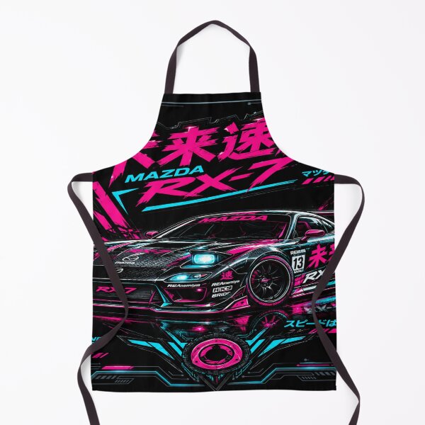 Item preview, Cyberpunk Mazda RX-7 – Mirai Speed Neon JDM Racing designed and sold by JMAVILA ART.