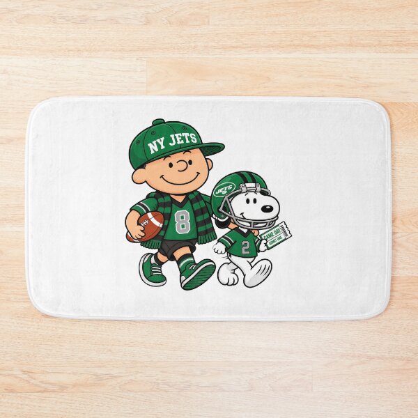 Item preview, NY Jets Charlie Brown Snoopy Game Day Football  designed and sold by StellarKawaii.