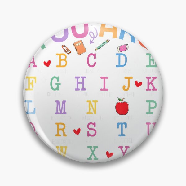 Artikelvorschau, Du bist Buchstaben Alphabet Lerne ABCs Inspiration Lehrer Leben T-Shirt entworfen und verkauft von Badriiiii.