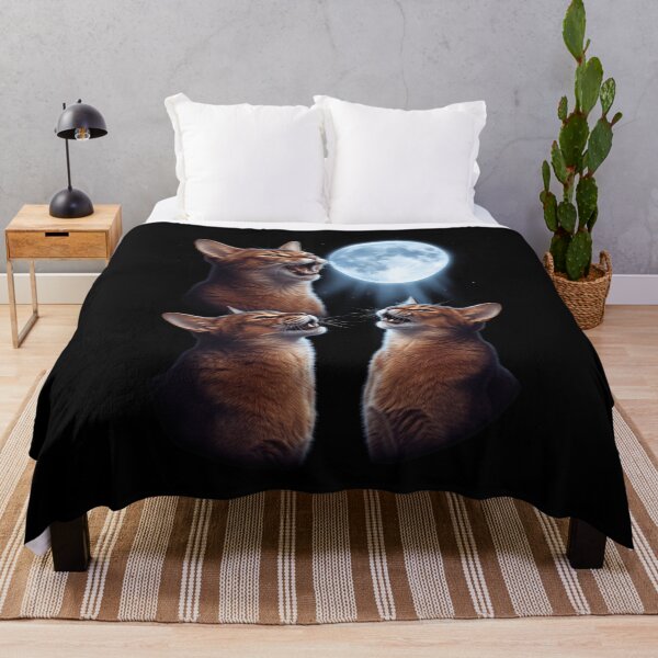 Item preview, Abyssinian Howling Moon Art Cat Kitten Lover designed and sold by dian-rody-crest.