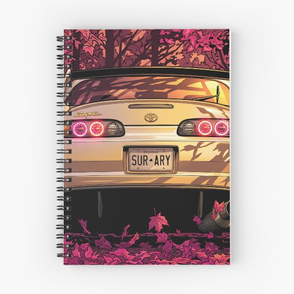Item preview, Toyota Supra MK4 JDM Aesthetic Autumn Car Art designed and sold by Racing Art Store.