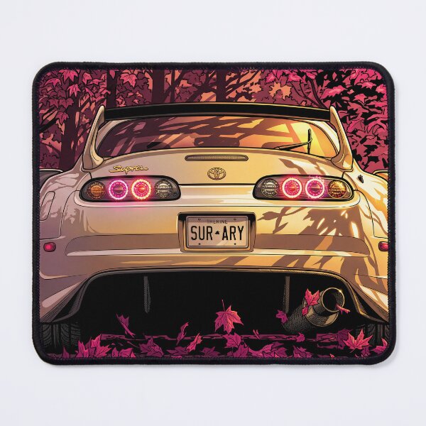 Item preview, Toyota Supra MK4 JDM Aesthetic Autumn Car Art designed and sold by Racing Art Store.