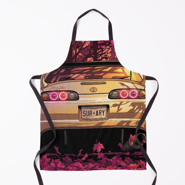 Item preview, Toyota Supra MK4 JDM Aesthetic Autumn Car Art designed and sold by Racing Art Store.