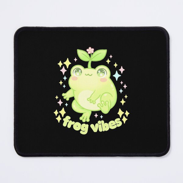 Item preview, Cute Frog Vibes Kawaii Sprout Frog Pastel Aesthetic Design designed and sold by MiALopezArt.
