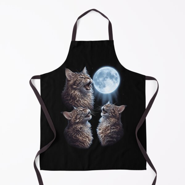 Artikelvorschau, Amerikanische Bobtail-Katze, heulender Mond, Kunstkatze, Kätzchenliebhaber entworfen und verkauft von dian-rody-crest.