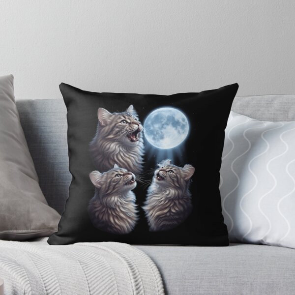 Item preview, American Curl Howling Moon Art Cat Kitten Lover designed and sold by dian-rody-crest.
