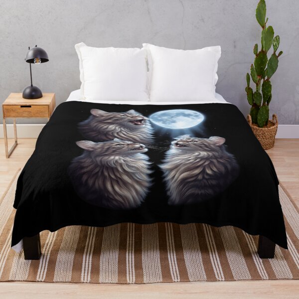 Item preview, American Curl Howling Moon Art Cat Kitten Lover designed and sold by dian-rody-crest.