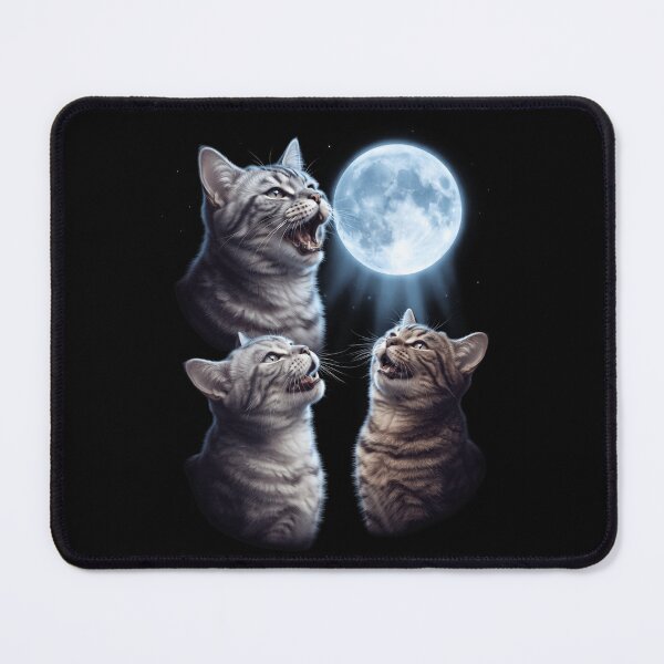 Item preview, American Shorthair Howling Moon Art Cat Kitten Lover designed and sold by dian-rody-crest.