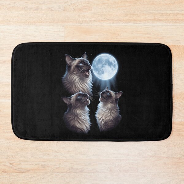 Item preview, Balinese Howling Moon Art Cat Kitten Lover designed and sold by dian-rody-crest.