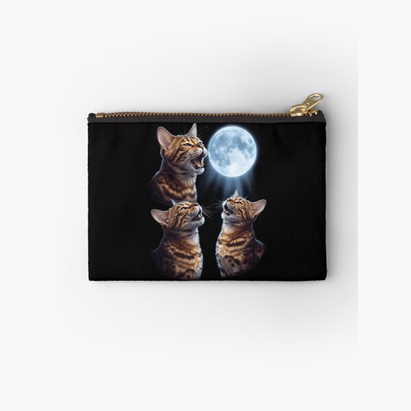 Item preview, Bengal Howling Moon Art Cat Kitten Lover designed and sold by dian-rody-crest.