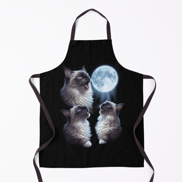 Item preview, Birman Howling Moon Art Cat Kitten Lover designed and sold by dian-rody-crest.
