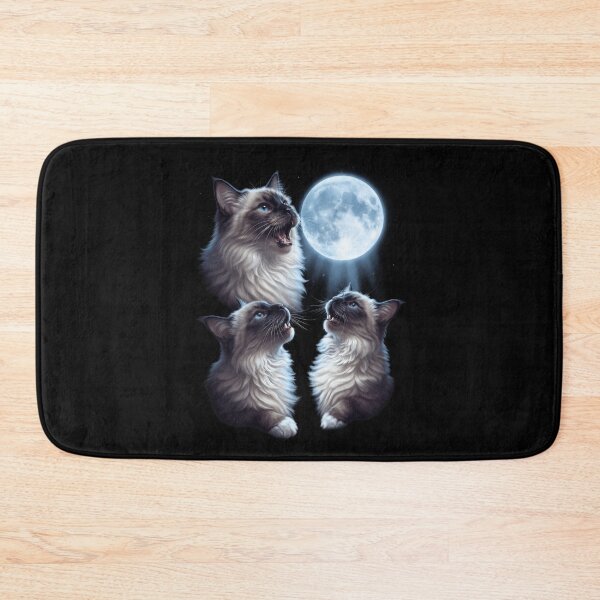 Item preview, Birman Howling Moon Art Cat Kitten Lover designed and sold by dian-rody-crest.