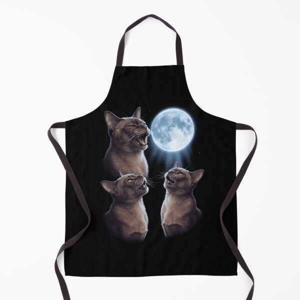 Item preview, Burmese Howling Moon Art Cat Kitten Lover designed and sold by dian-rody-crest.