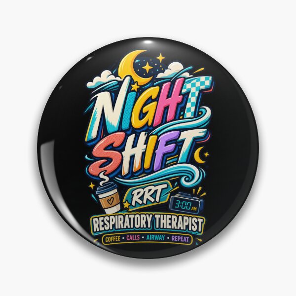 Item preview, Night Shift RRT Respiratory Therapist 3 AM Coffee Design designed and sold by ClinicalHubs.