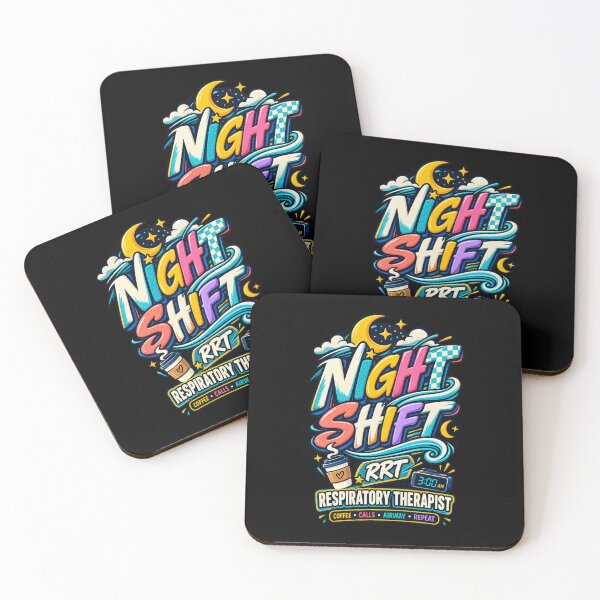 Item preview, Night Shift RRT Respiratory Therapist 3 AM Coffee Design designed and sold by ClinicalHubs.