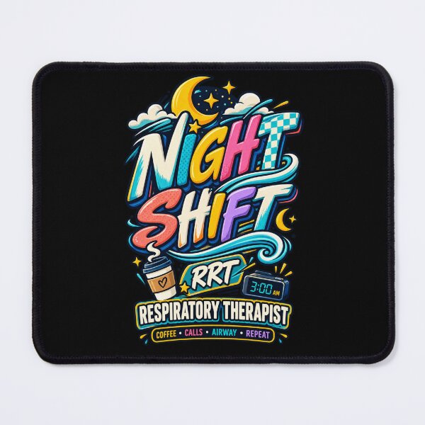 Item preview, Night Shift RRT Respiratory Therapist 3 AM Coffee Design designed and sold by ClinicalHubs.