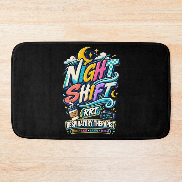 Item preview, Night Shift RRT Respiratory Therapist 3 AM Coffee Design designed and sold by ClinicalHubs.