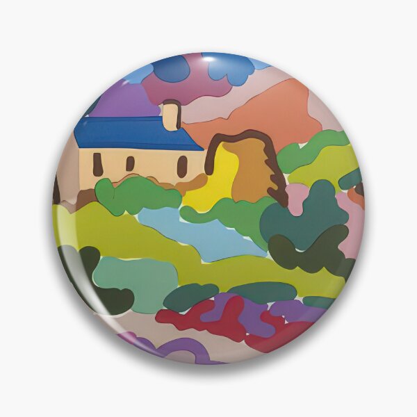 Item preview, Ferme en bretagne - fauvism designed and sold by NeonCanvasDream.