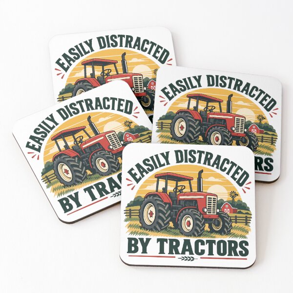 Item preview, Easily Distracted By Tractors designed and sold by gordonbwyashop.