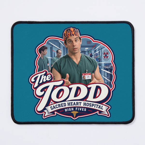 Item preview, The Todd Sacred Heart Hospital High Five - Scrubs Cult Art Series designed and sold by killem667.