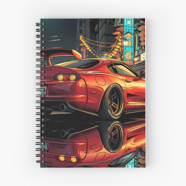 Item preview, Toyota Supra MK4 Tokyo Neon Night JDM Art designed and sold by Racing Art Store.