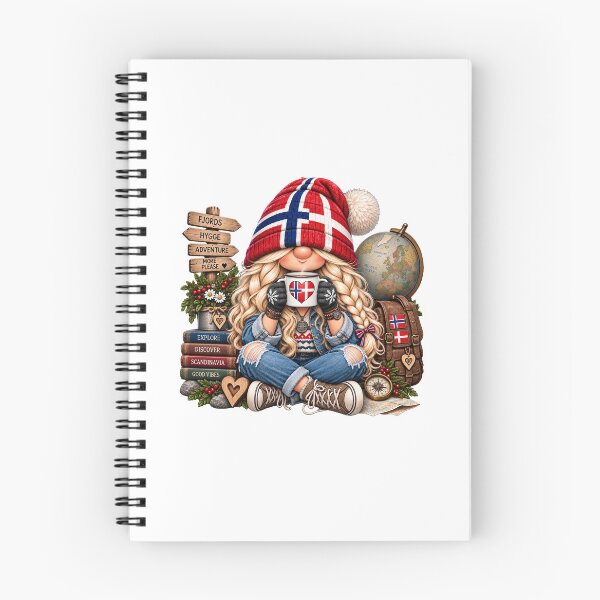 Item preview, Hygge Norweigian / Danish Traveling Gnome Girl designed and sold by hjepsen.