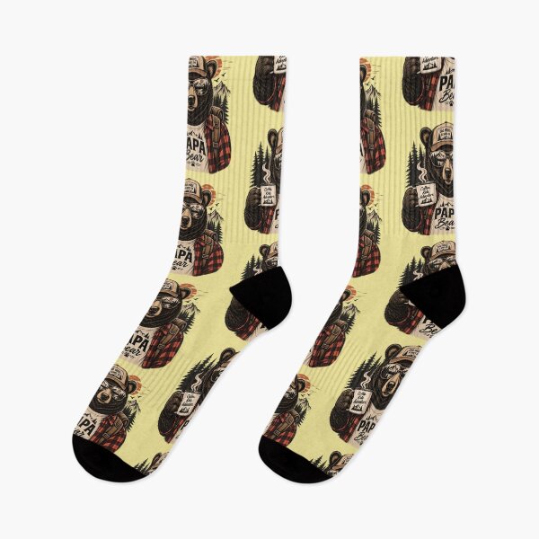 Item preview, Papa Bear Dad Mode – Vintage Outdoor Camping & Coffee Adventure designed and sold by BURRITO-Blog.