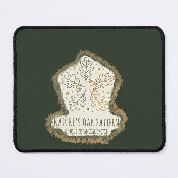 Item preview, Minimalist Oak Leaf Pattern Botanical Sketch designed and sold by Relora.