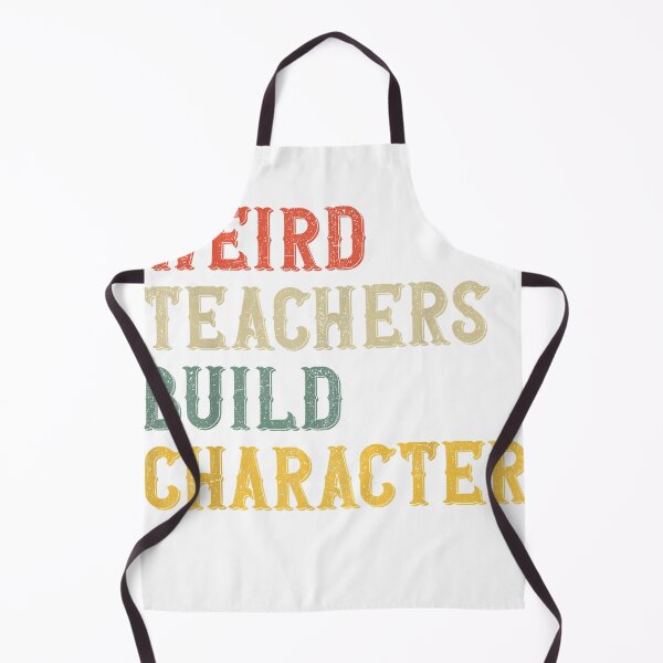 Item preview, Weird Teachers Build Character funny vintage Teacher T-Shirt for Men Women Kids designed and sold by KTY-NUSS.