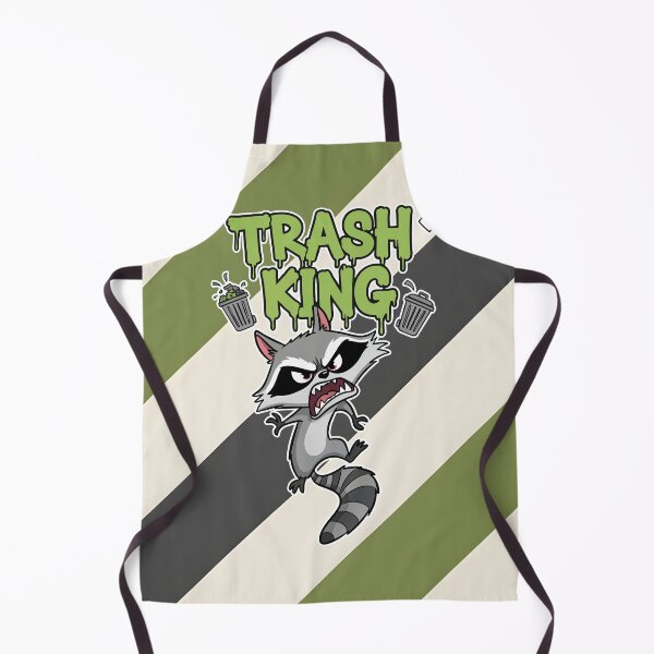 Item preview, Trash King Angry Raccoon Cartoon Square Edition designed and sold by Taridesign.
