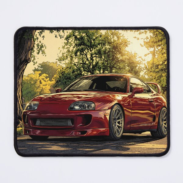 Item preview, Toyota Supra MK4 JDM Front View Golden Hour Art designed and sold by Racing Art Store.