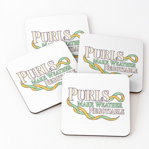 Item preview, Purls Make Weather Negotiable designed and sold by aihrgdesign.