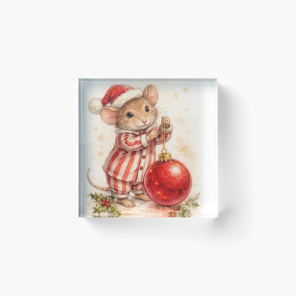 Item preview, Merry Christmas Mouse designed and sold by Beverley  Watson.