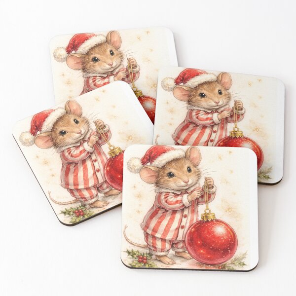 Item preview, Merry Christmas Mouse designed and sold by Beverley  Watson.