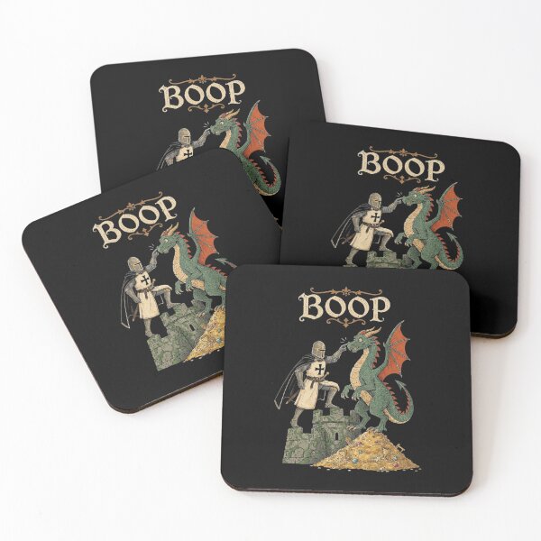 Item preview, Boop Dragon and Knight Funny Medieval Fantasy Design designed and sold by Ostericaimusa.
