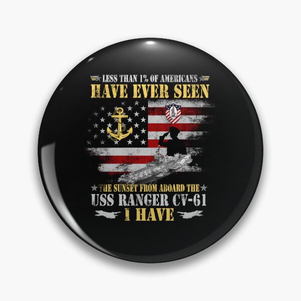 Item preview, Less Than 1 Percent Have Ever Seen USS Ranger CV-61 Sunset Quote Veteran Design designed and sold by Osstaramilua.