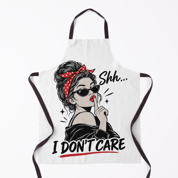 Item preview, Shhh... I Don't Care Funny Woman Sarcastic designed and sold by gordonbwyashop.