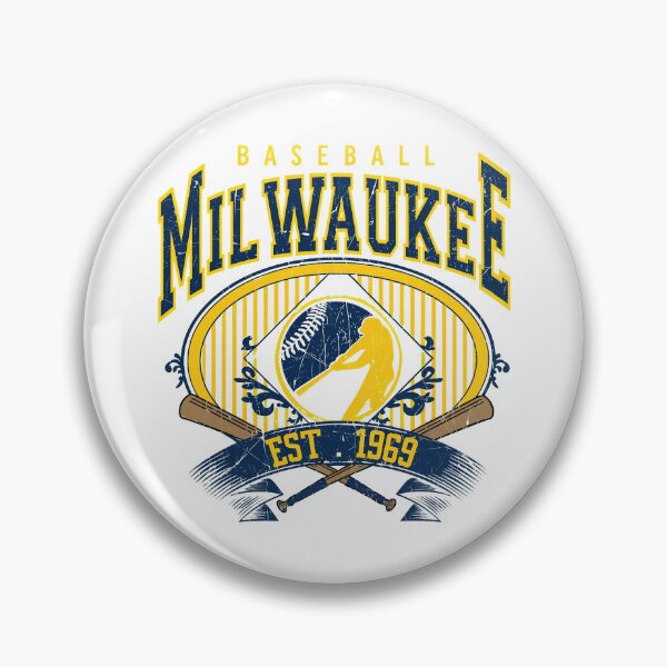 Item preview, Vintage Baseball Graphic Tee Milwaukee designed and sold by hleichMehlani.